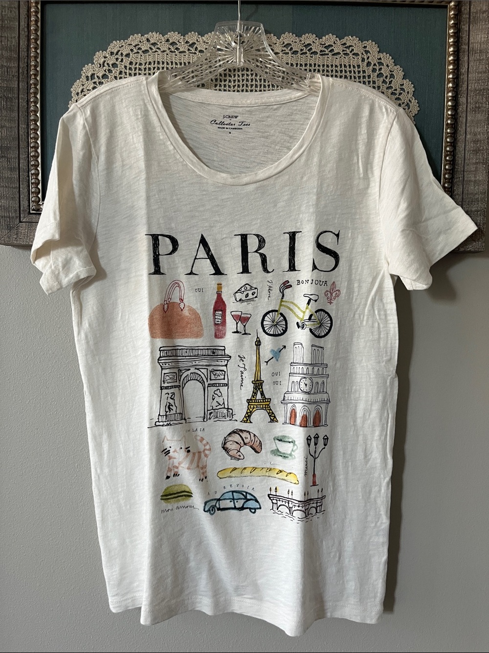 J. Crew Collector Tee in Off-White